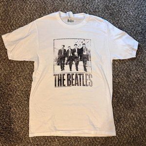 White Beatles Graphic Tee Size Small